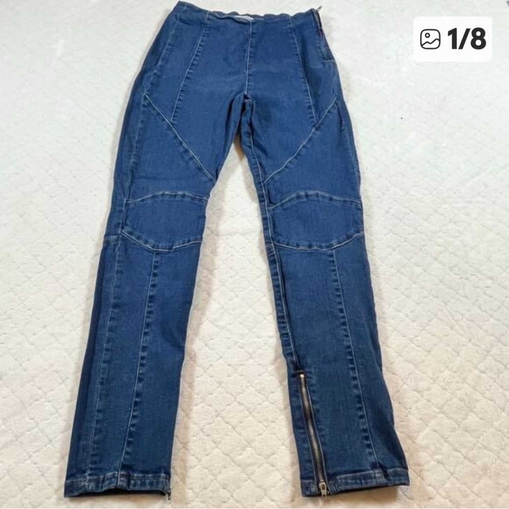 Free People We The Free Bella Moto Skinny Jeans